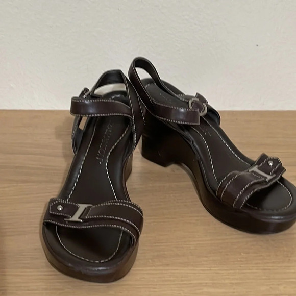 Hillard & Hanson platform wedge sandals size 6.5 - Picture 16 of 16